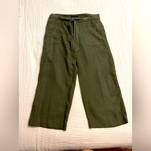 Sanctuary Sasha Cropped Linen Pant Size 29